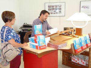 Michel Bussi en dédicaces en 2018