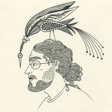 Yann Damezin - autoportrait